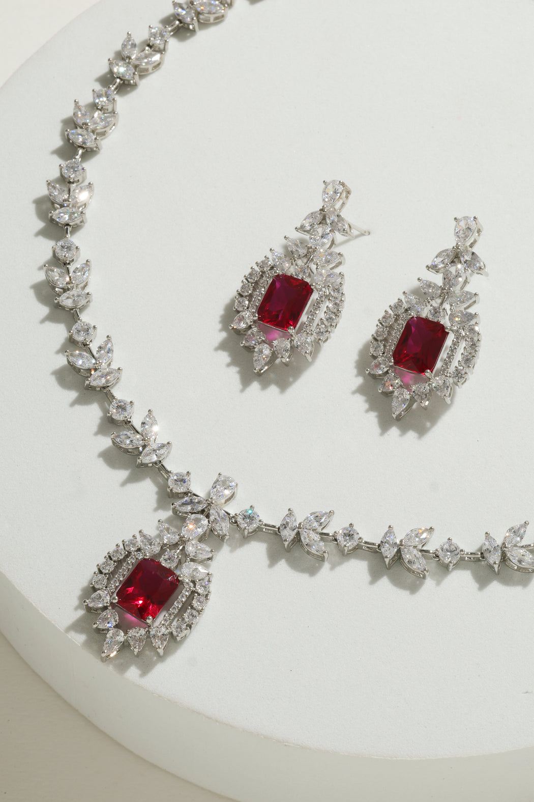 Ruby dynasty earrings