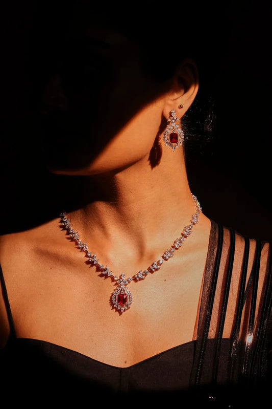 Ruby dynasty necklace