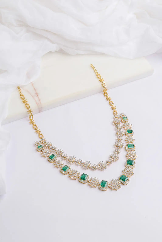Heera Panna Necklace