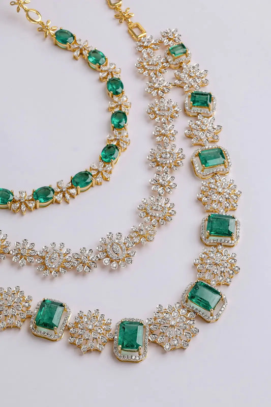 Heera Panna Necklace