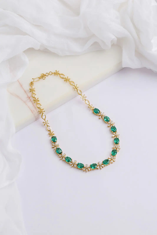 Heera Panna Necklace