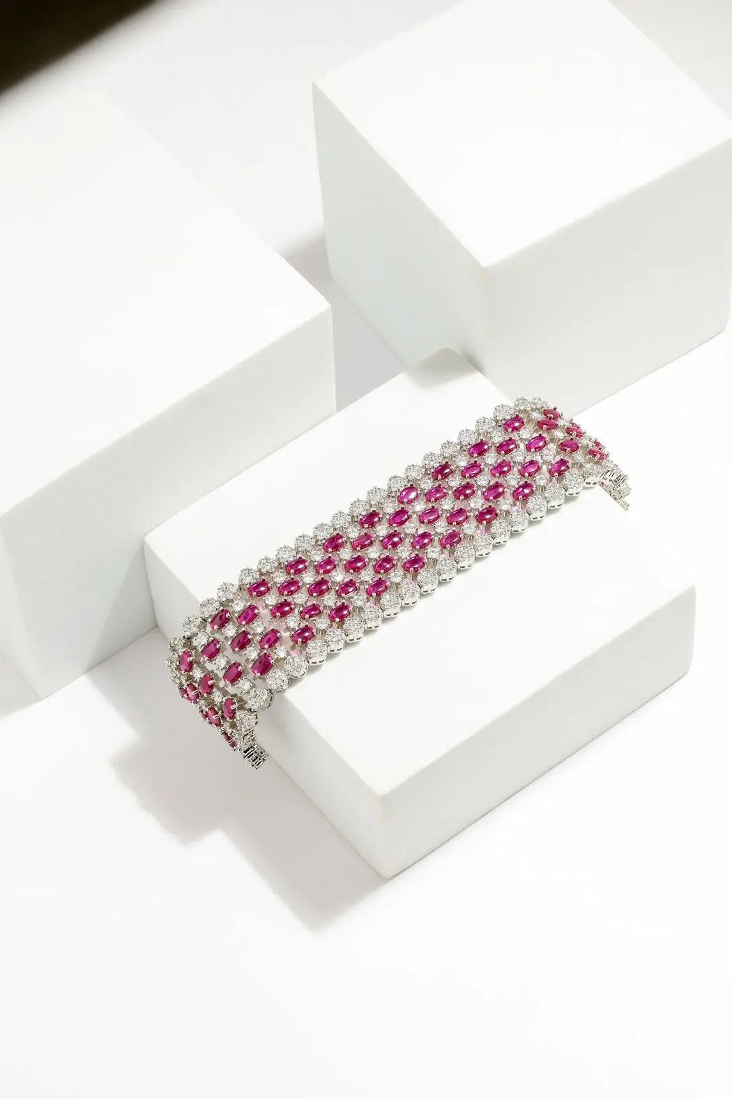 Pink dew drop bracelet